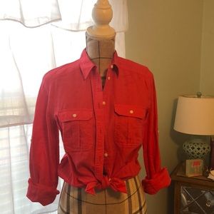 Express bright pink top